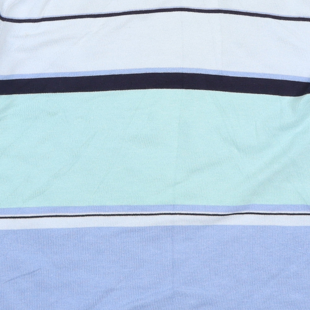 Preworn Womens Blue Striped  Pullover Jumper Size 14