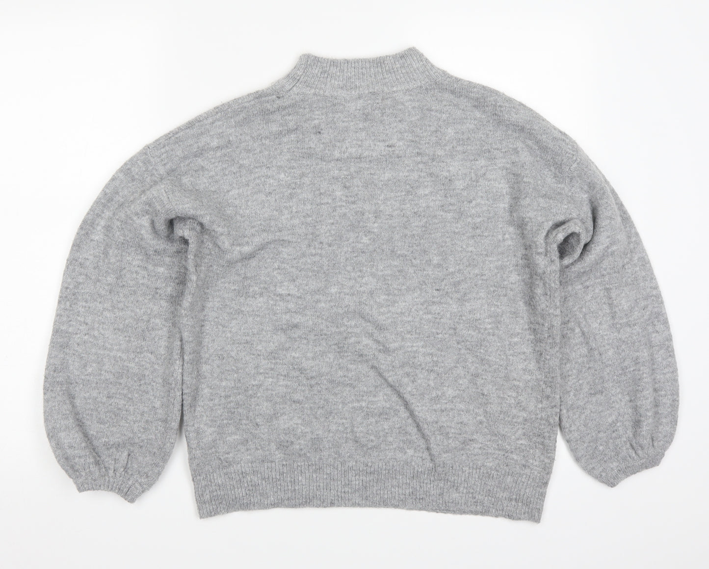 Quiz Womens Grey  Knit Pullover Jumper Size M