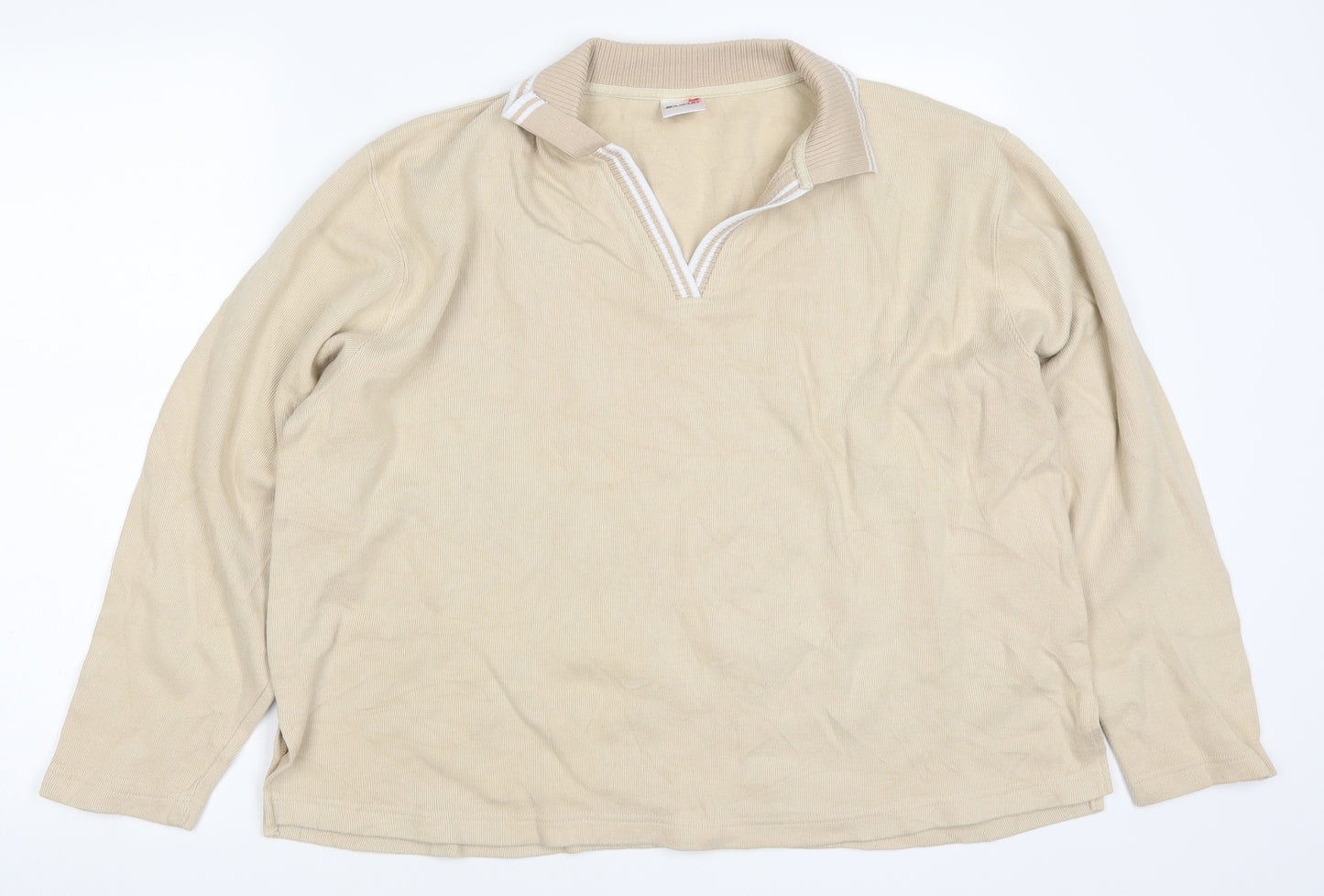 Damart Womens Beige   Basic Polo Size 20
