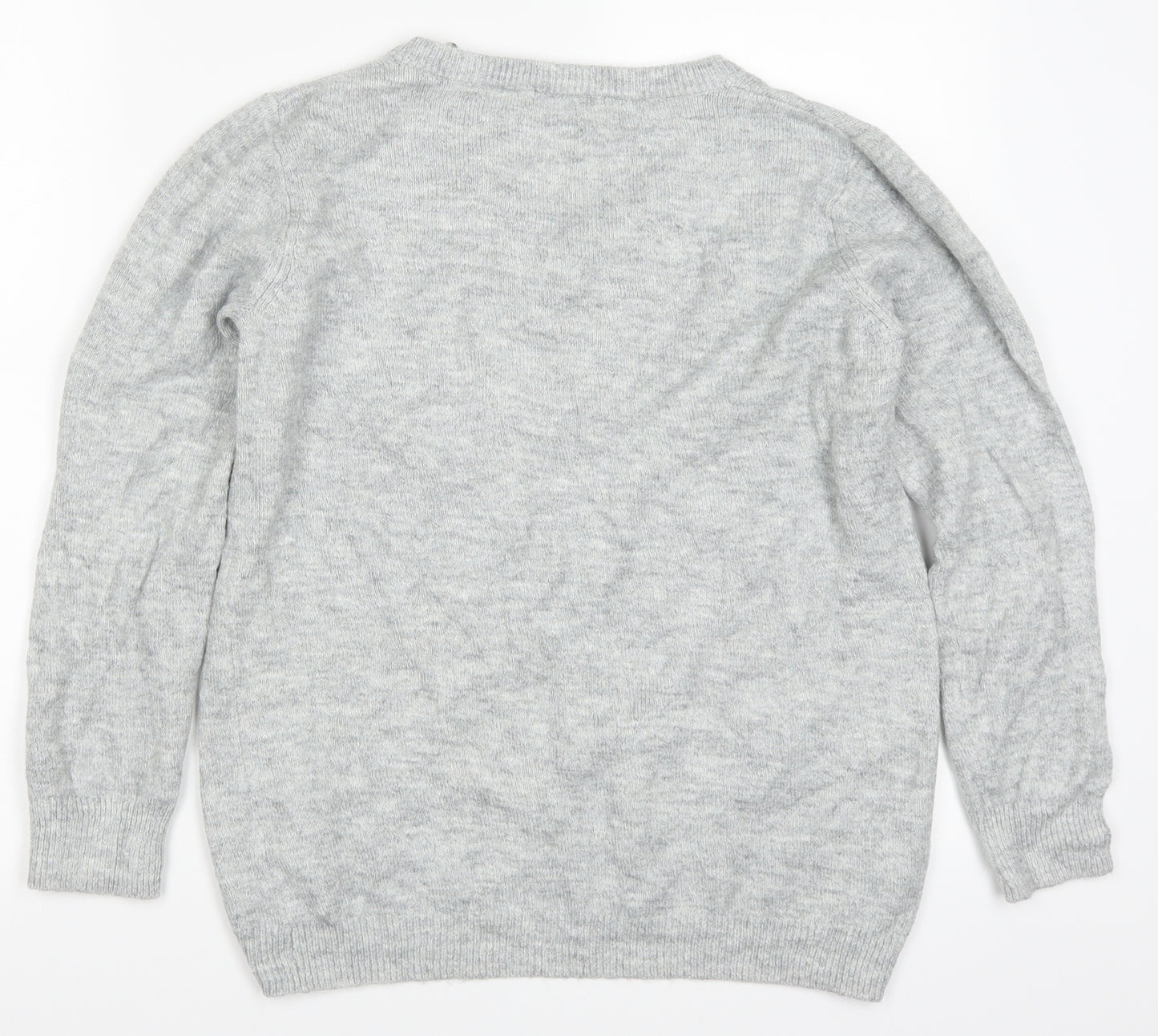 TU Womens Grey  Knit Pullover Jumper Size 14