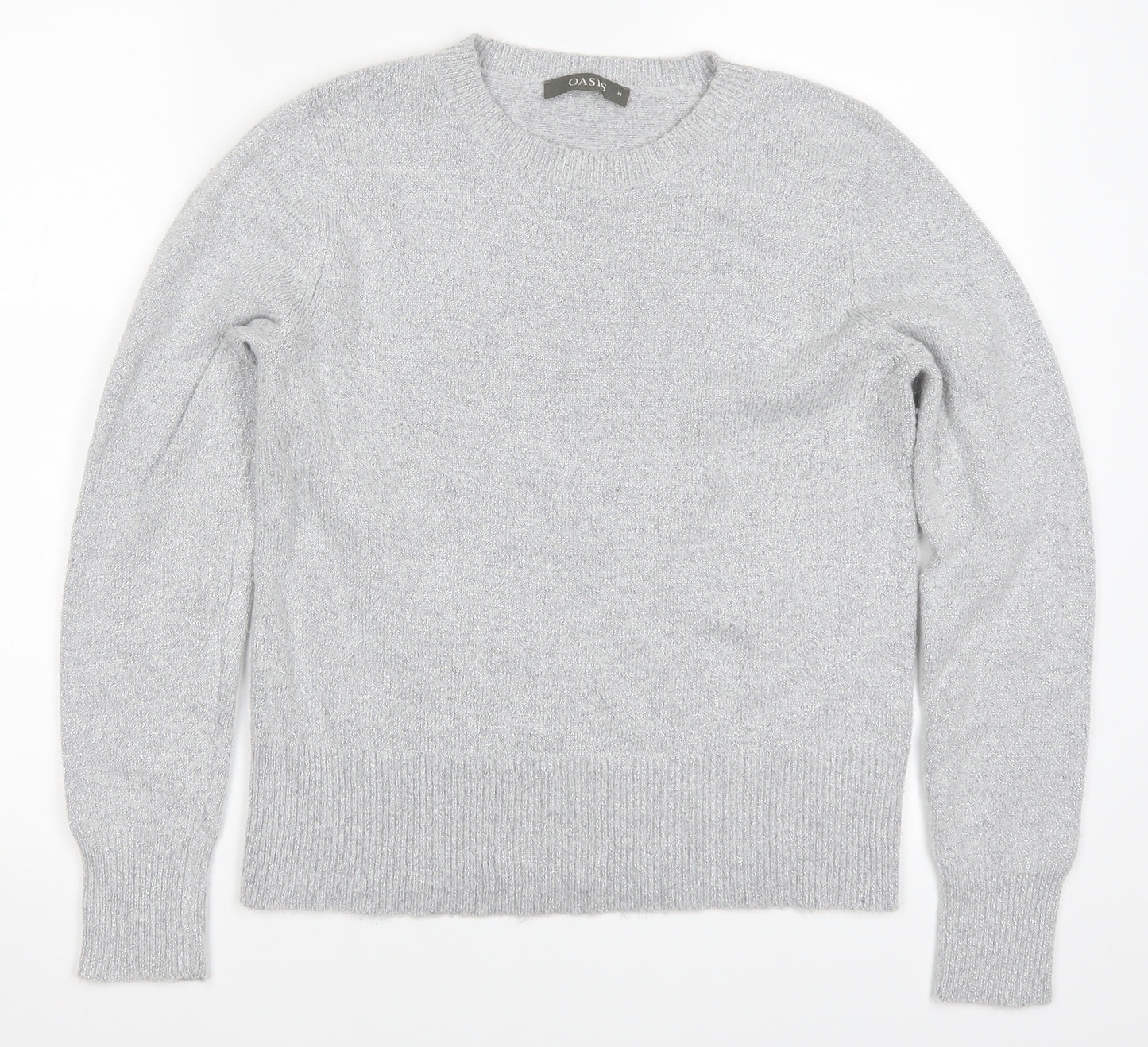 Oasis Womens Grey   Pullover Jumper Size M