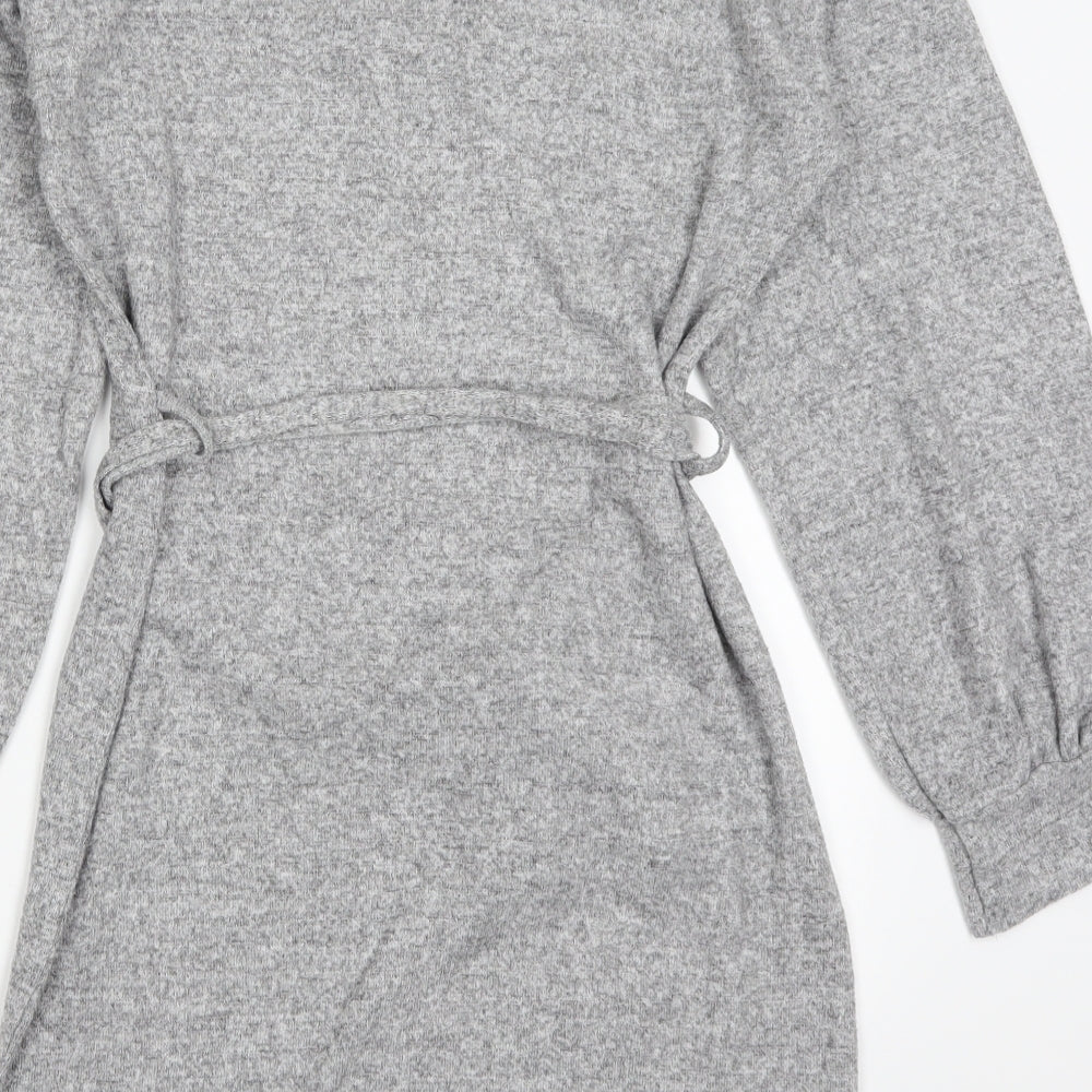 Primark Womens Grey   Jumper Dress  Size 10