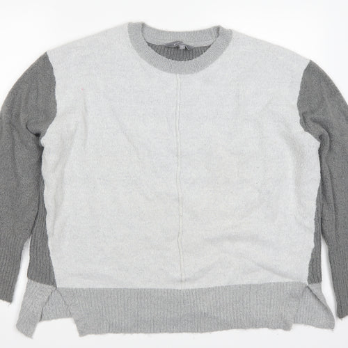 Principles Womens Grey  Knit Pullover Jumper Size 16