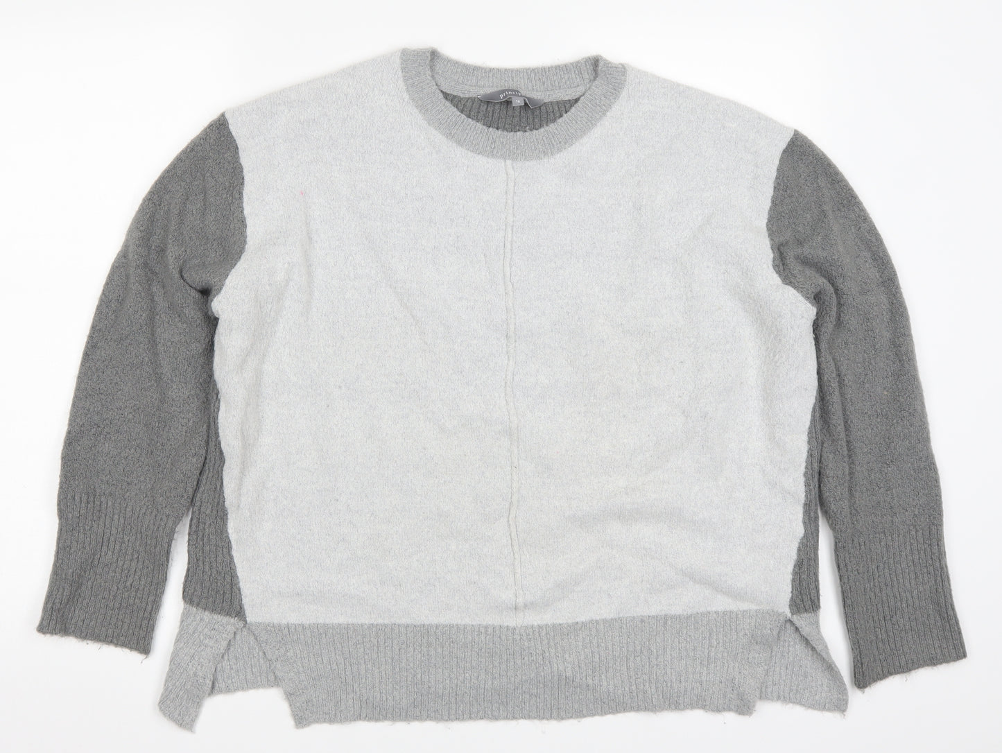Principles Womens Grey  Knit Pullover Jumper Size 16