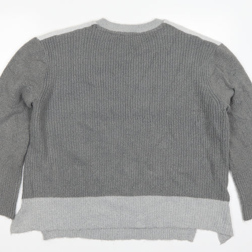 Principles Womens Grey  Knit Pullover Jumper Size 16