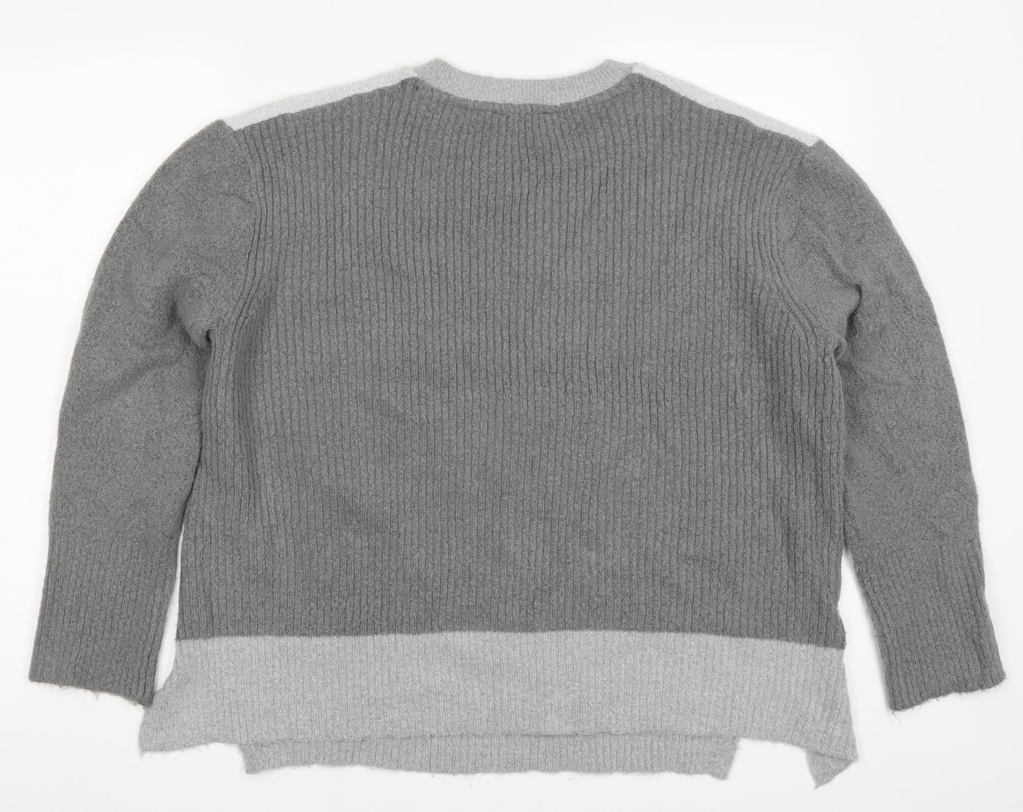 Principles Womens Grey  Knit Pullover Jumper Size 16