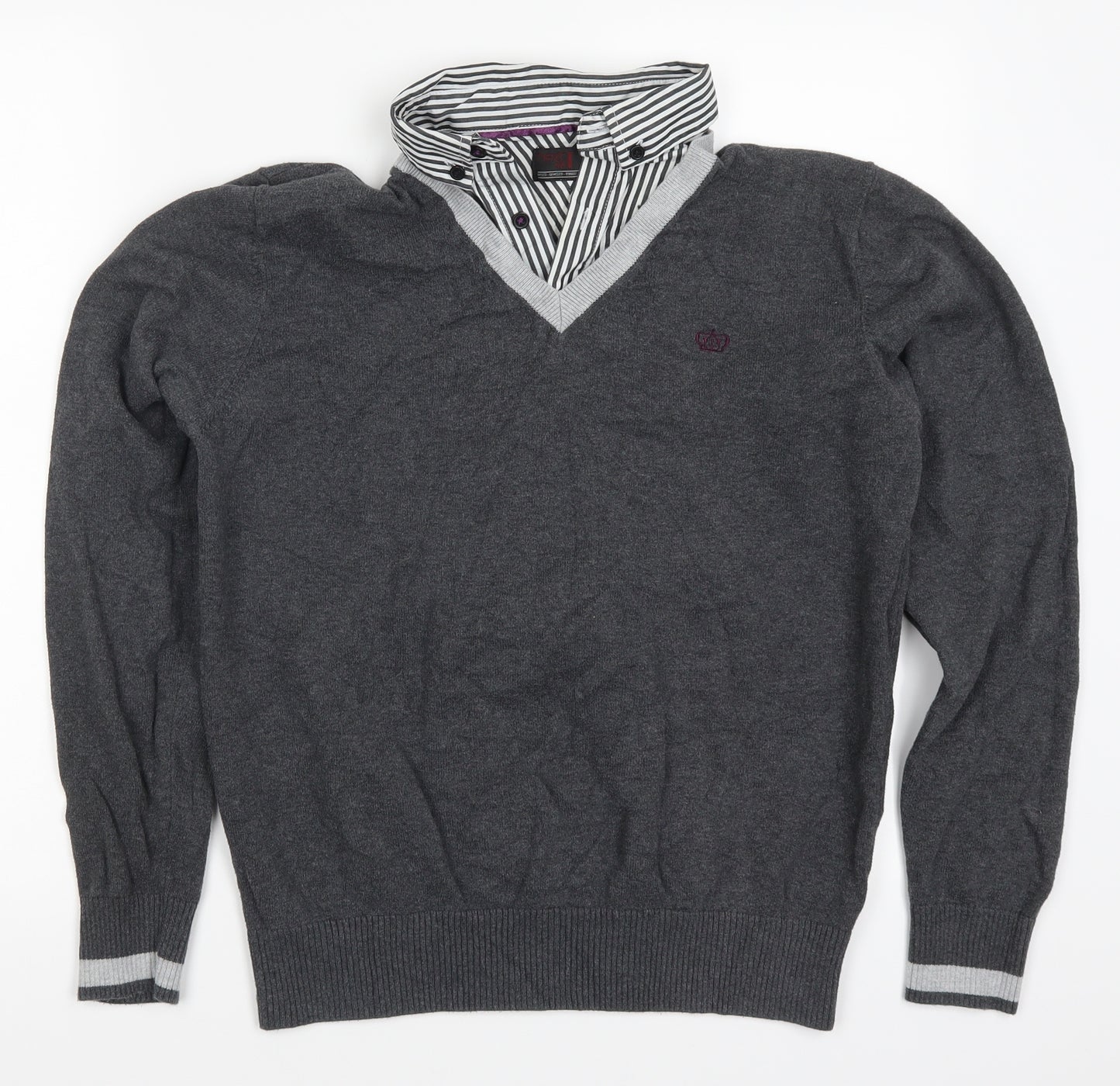 NEXT Mens Grey   Pullover Jumper Size M