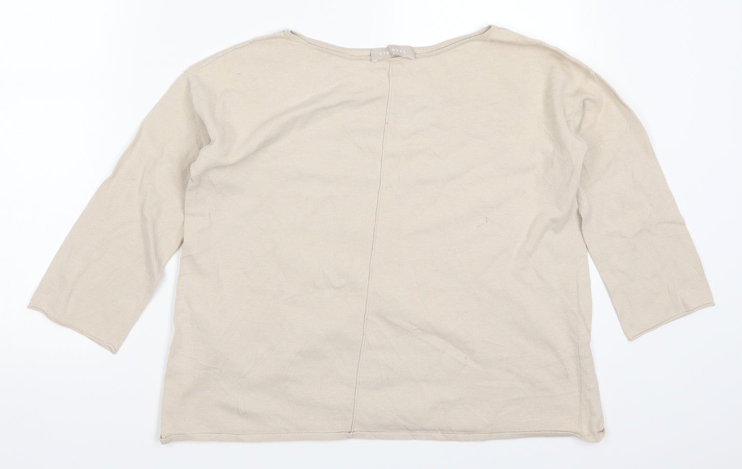 Stefanel Womens Beige   Basic T-Shirt Size S