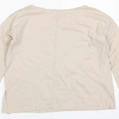 Stefanel Womens Beige   Basic T-Shirt Size S