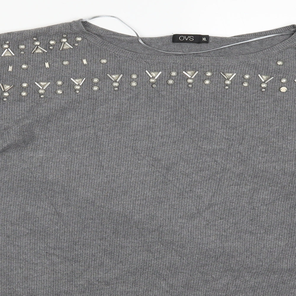 OVS Womens Grey   Pullover Jumper Size XL