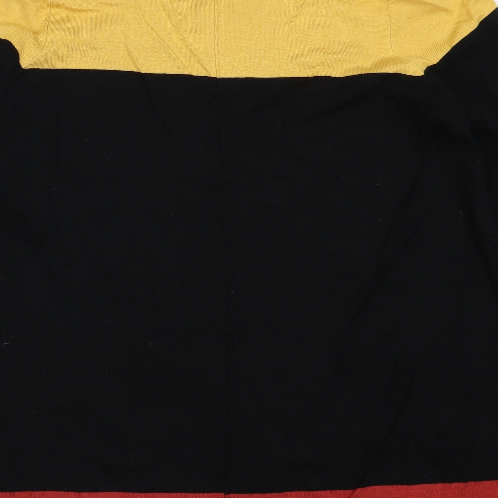 George Womens Yellow Striped  Pullover Jumper Size 24  - Red