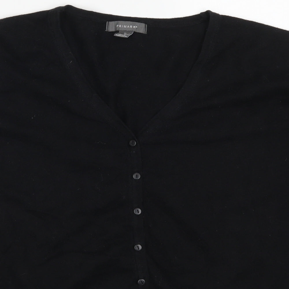 Primark Womens Black   Cardigan Jumper Size 18