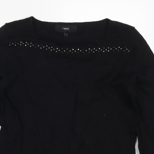 NEXT Womens Black   Pullover Jumper Size 8