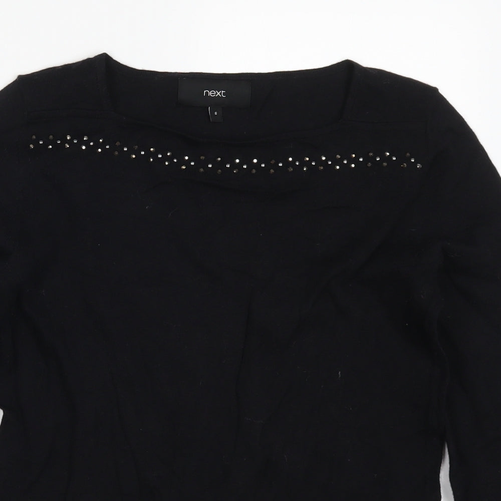 NEXT Womens Black   Pullover Jumper Size 8
