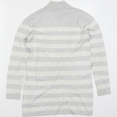 Atmosphere Womens Grey Striped  Pullover Jumper Size 10