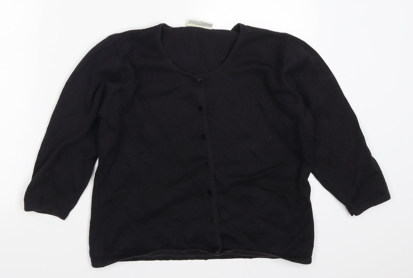 BHS Womens Black   Cardigan Jumper Size 14