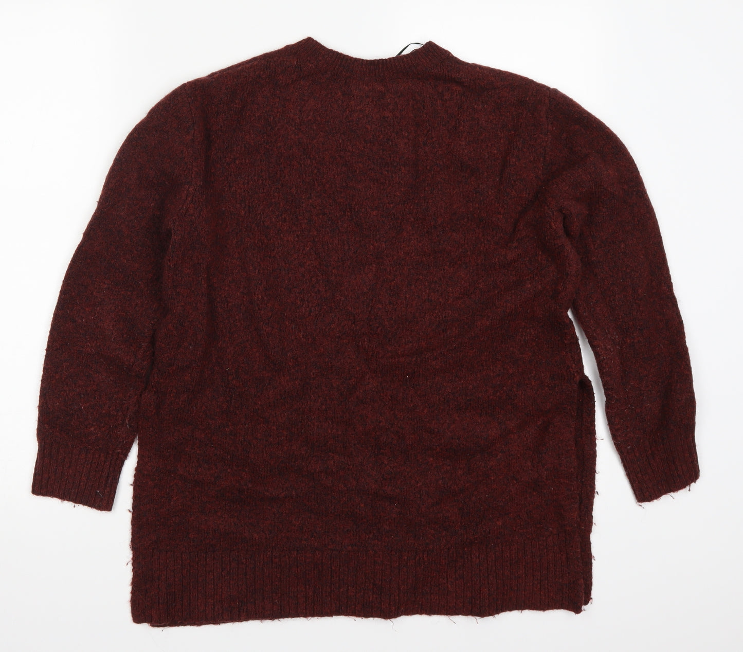 H&M Womens Red  Knit Pullover Jumper Size XS