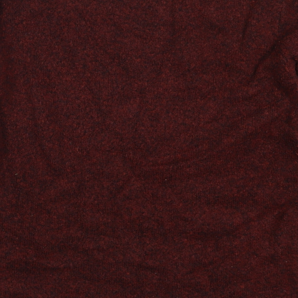 H&M Womens Red  Knit Pullover Jumper Size XS