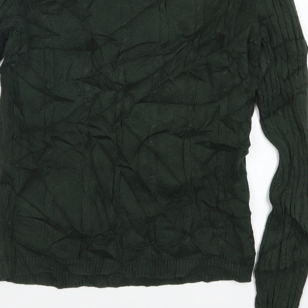 Marks and Spencer Womens Green Floral  Pullover Jumper Size 10