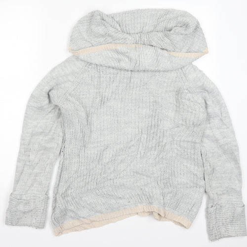 Oasis Womens Grey  Knit Pullover Jumper Size M