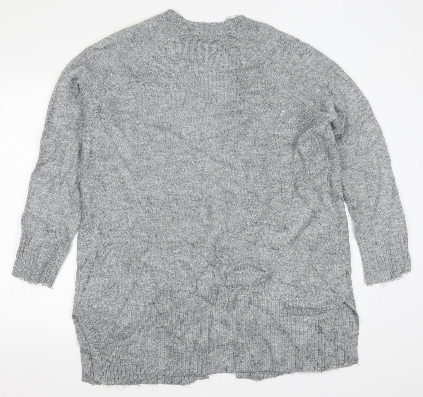 George Womens Grey  Knit Cardigan Jumper Size M