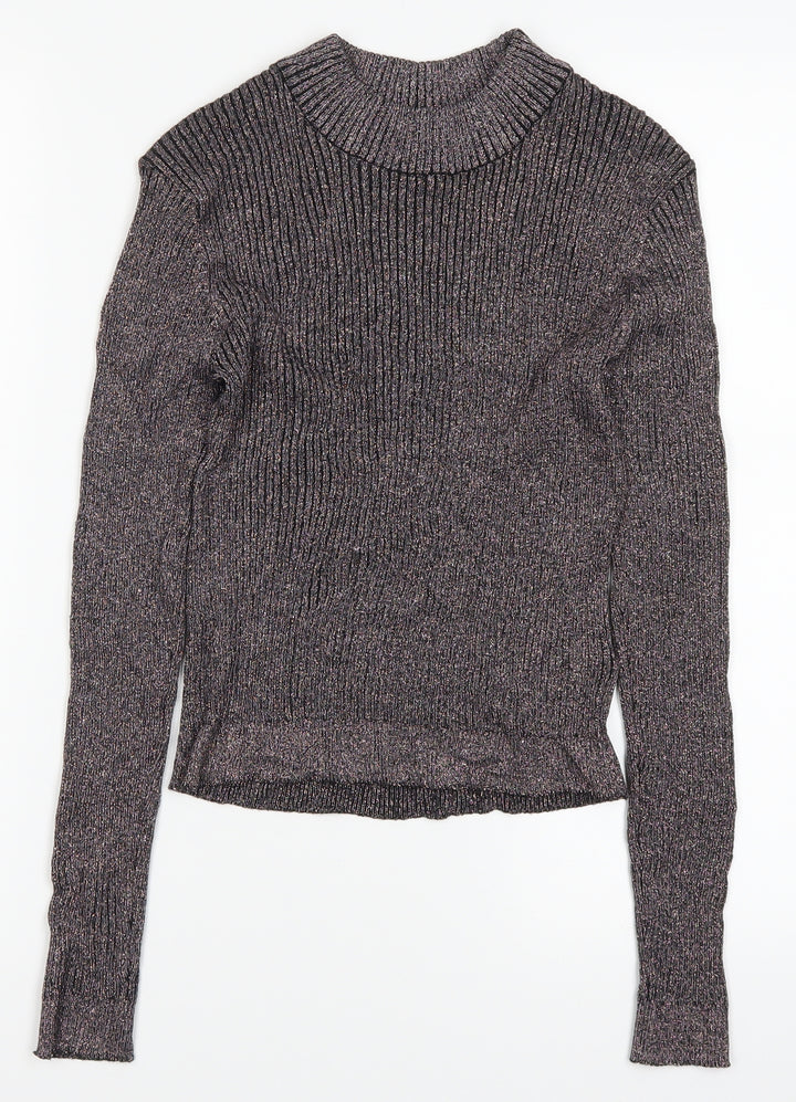 H&M Womens Purple   Pullover Jumper Size M