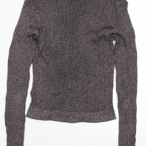 H&M Womens Purple   Pullover Jumper Size M