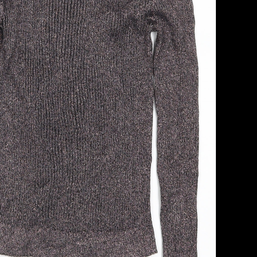 H&M Womens Purple   Pullover Jumper Size M