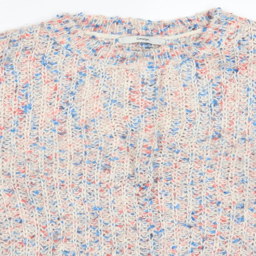 George Womens Pink   Pullover Jumper Size 12  - Blue