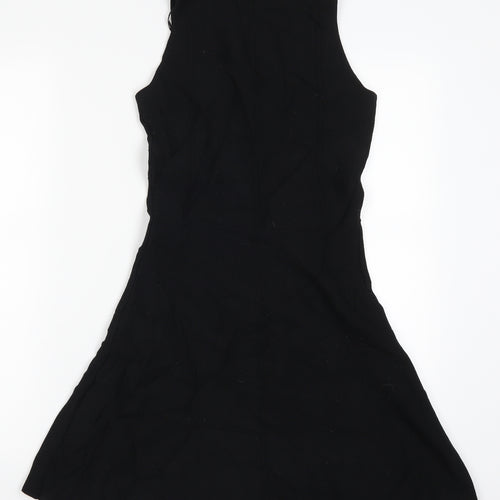 Zara Womens Black   Skater Dress  Size XS