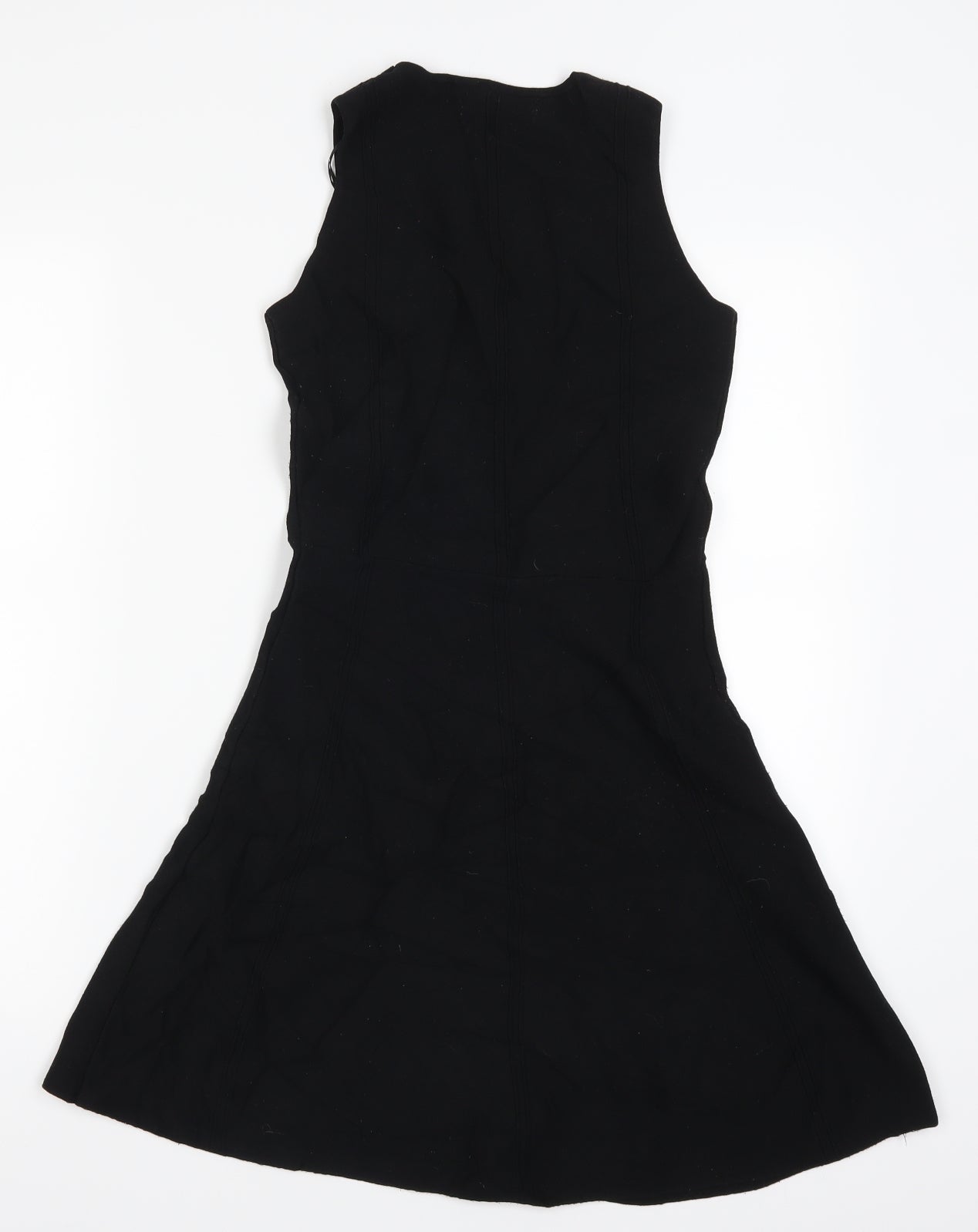 Zara Womens Black   Skater Dress  Size XS