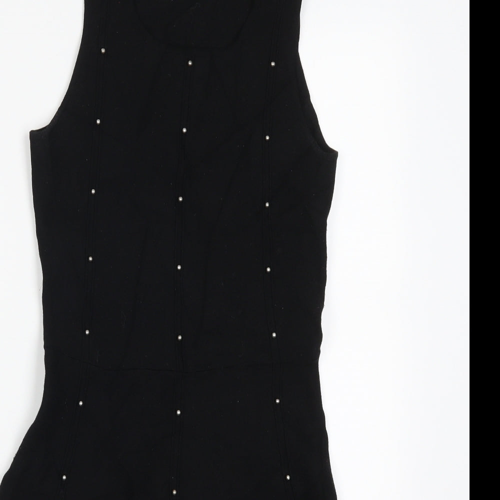 Zara Womens Black   Skater Dress  Size XS