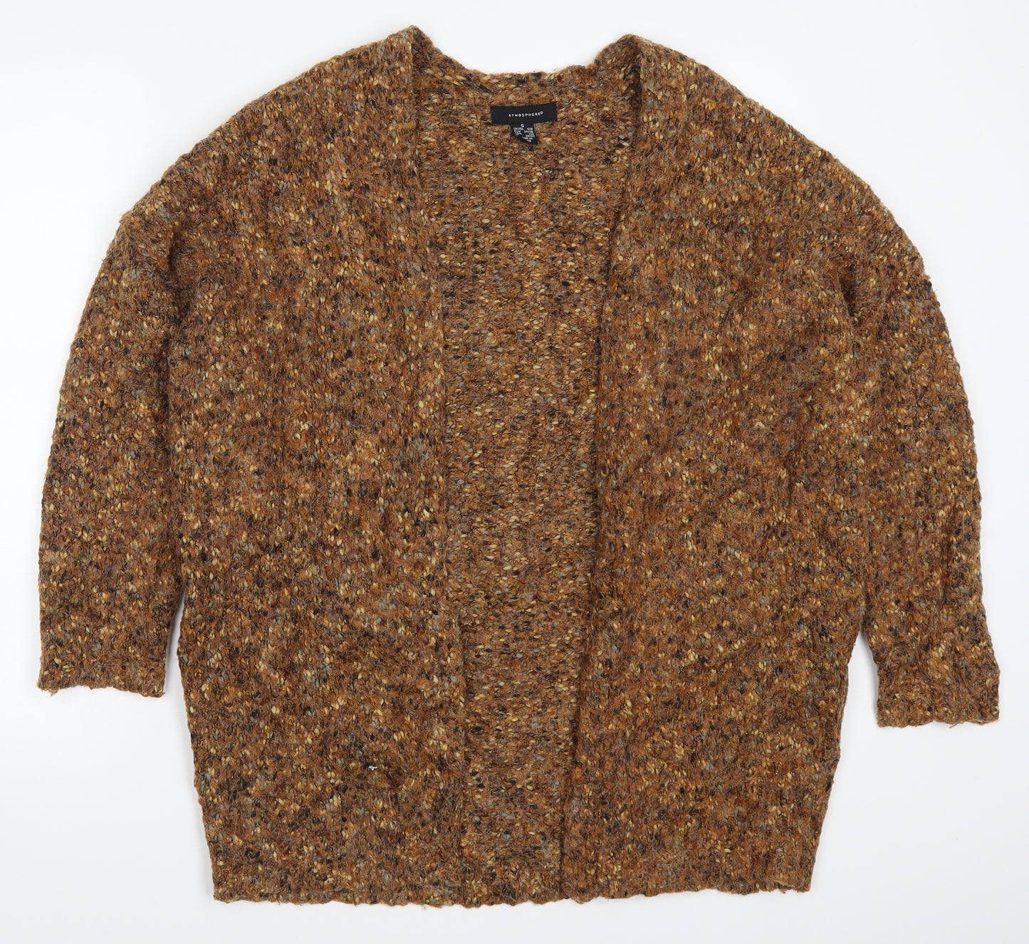 Atmosphere Womens Brown  Knit Cardigan Jumper Size 6