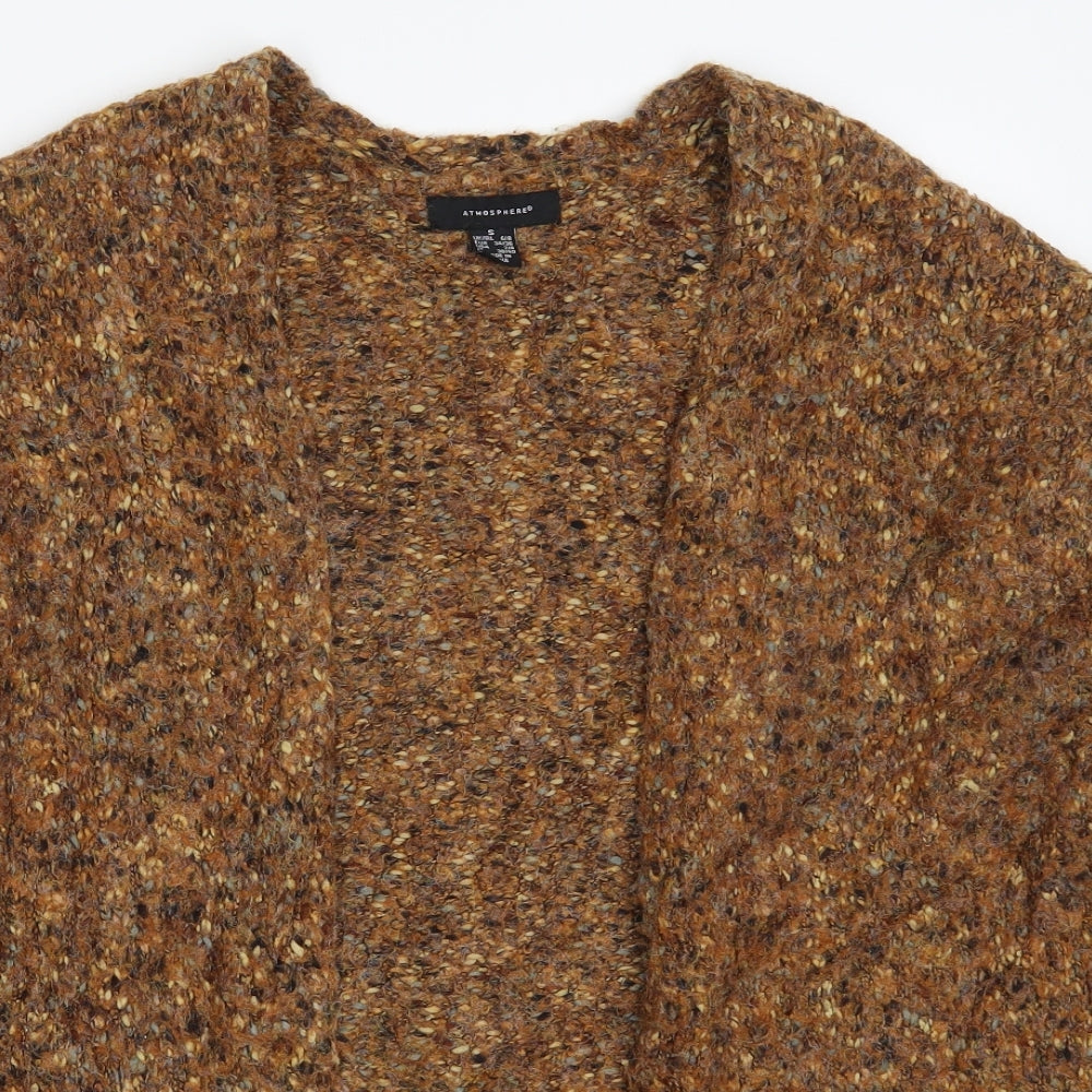 Atmosphere Womens Brown  Knit Cardigan Jumper Size 6