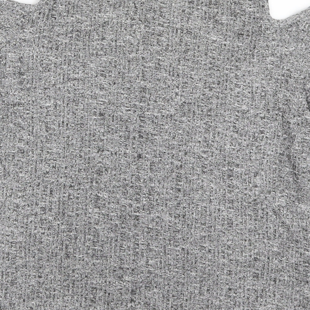 Marks and Spencer Womens Grey   Basic T-Shirt Size 14