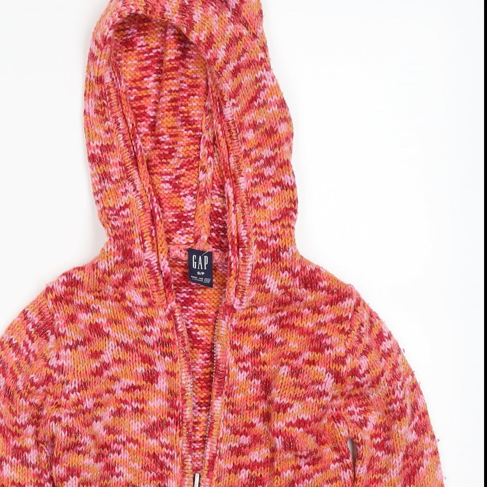 Gap Womens Pink   Full Zip Jumper Size S  - Orange