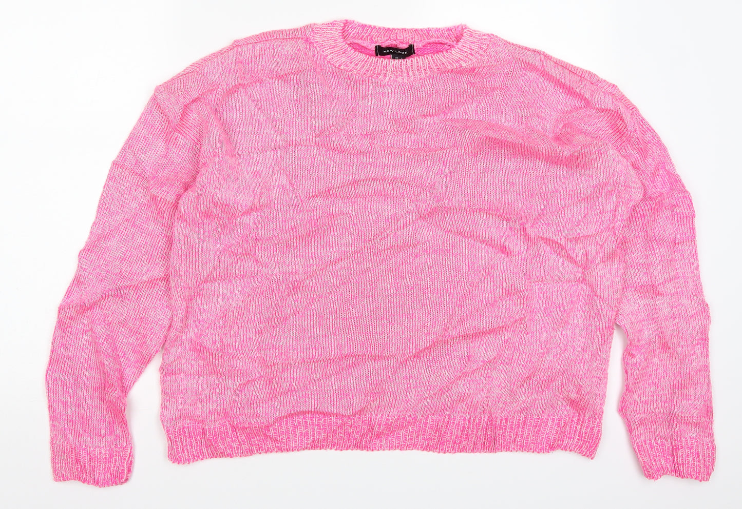 New Look Womens Pink   Pullover Jumper Size L