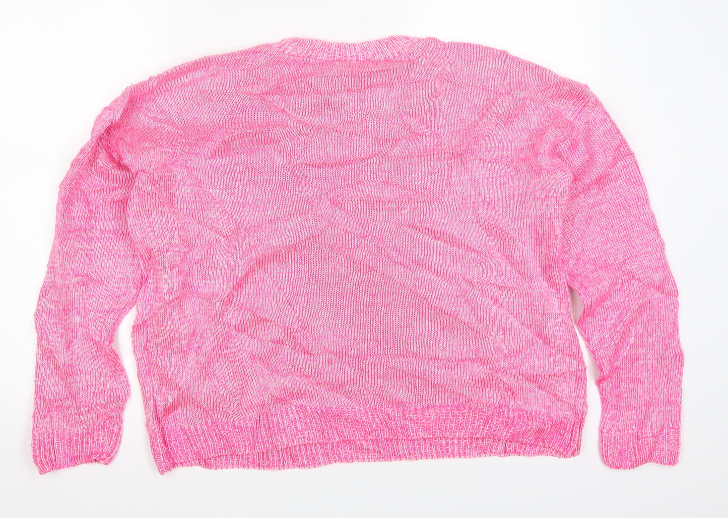 New Look Womens Pink   Pullover Jumper Size L