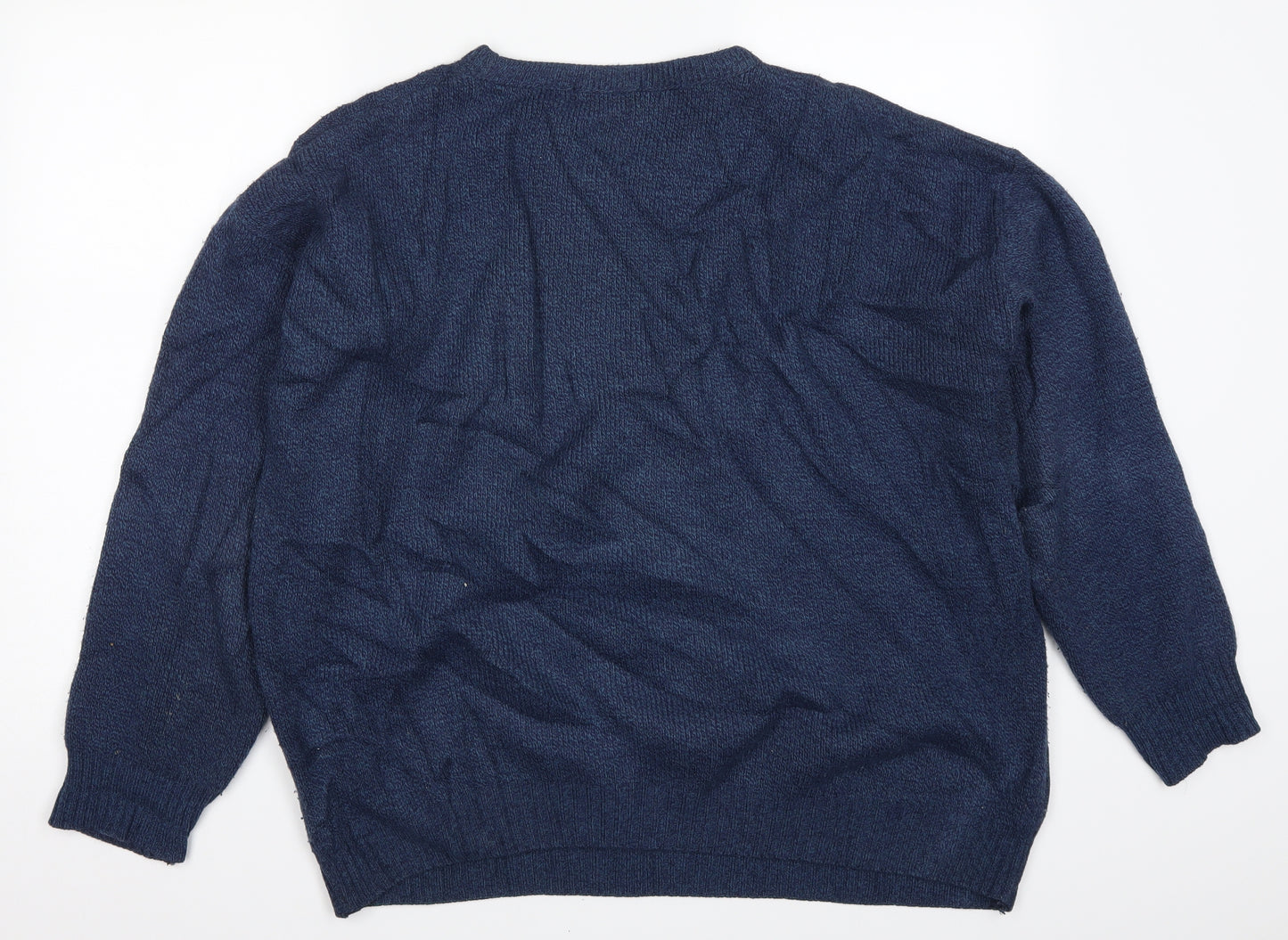 Bellisimo Mens Blue   Pullover Jumper Size XL  - Abstract