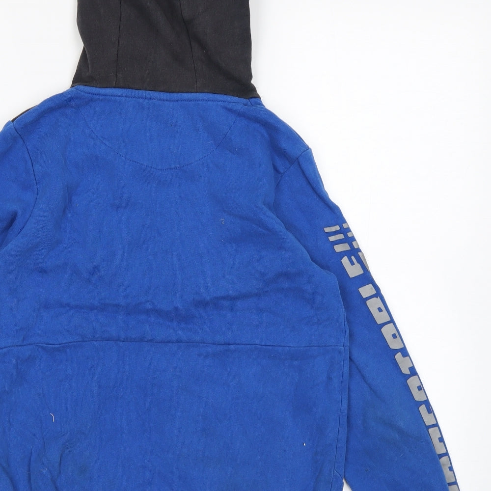 Nutmeg Boys Blue   Pullover Hoodie Size 10-11 Years