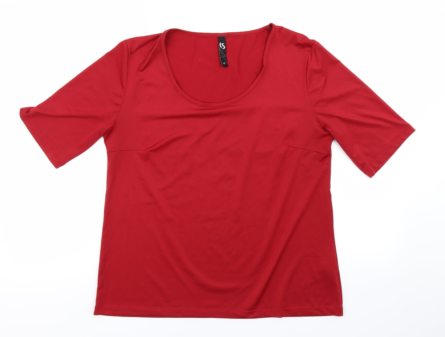 TS Womens Red   Basic T-Shirt Size XS