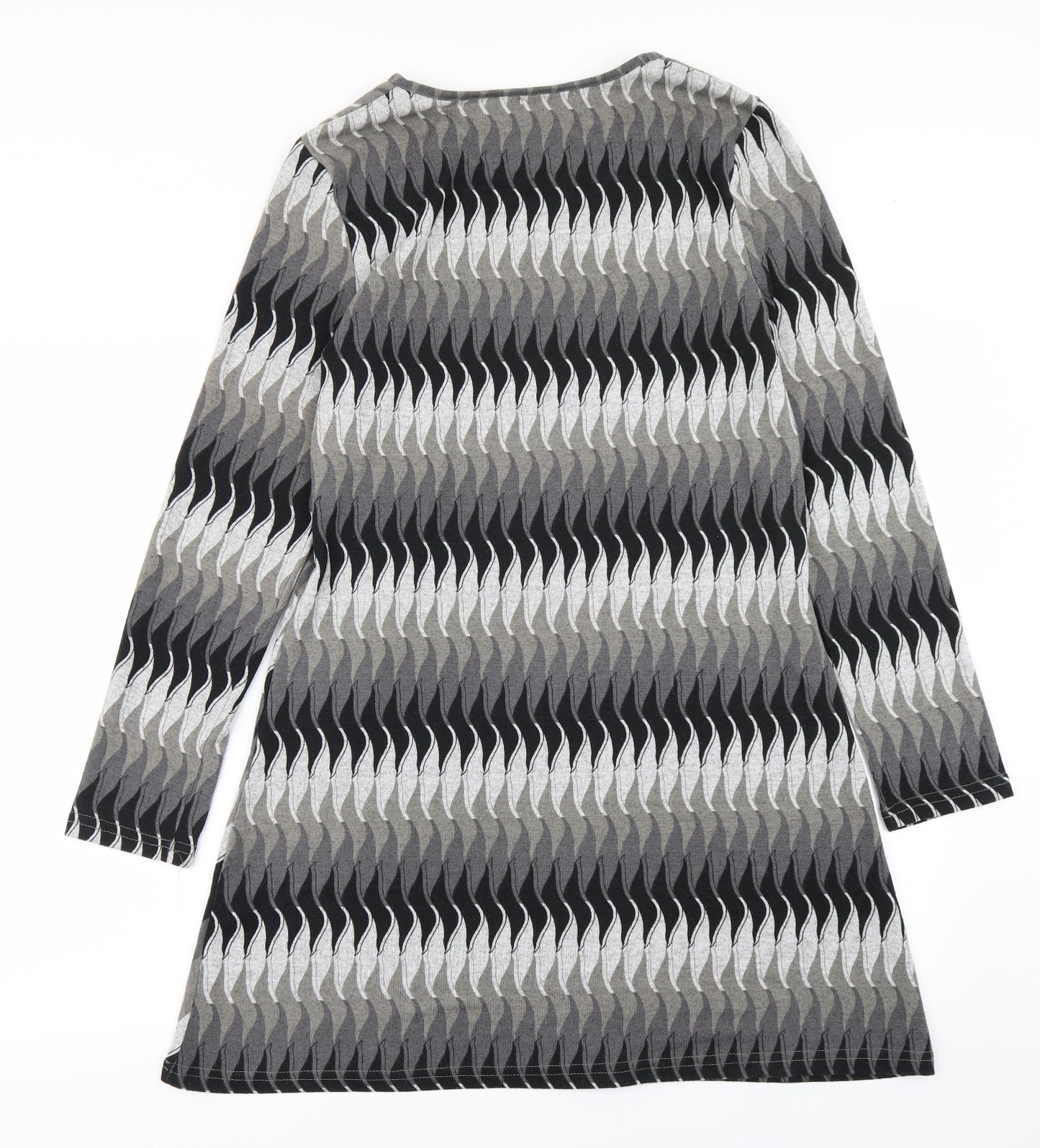 Apricot Womens Grey Geometric  A-Line  Size 14