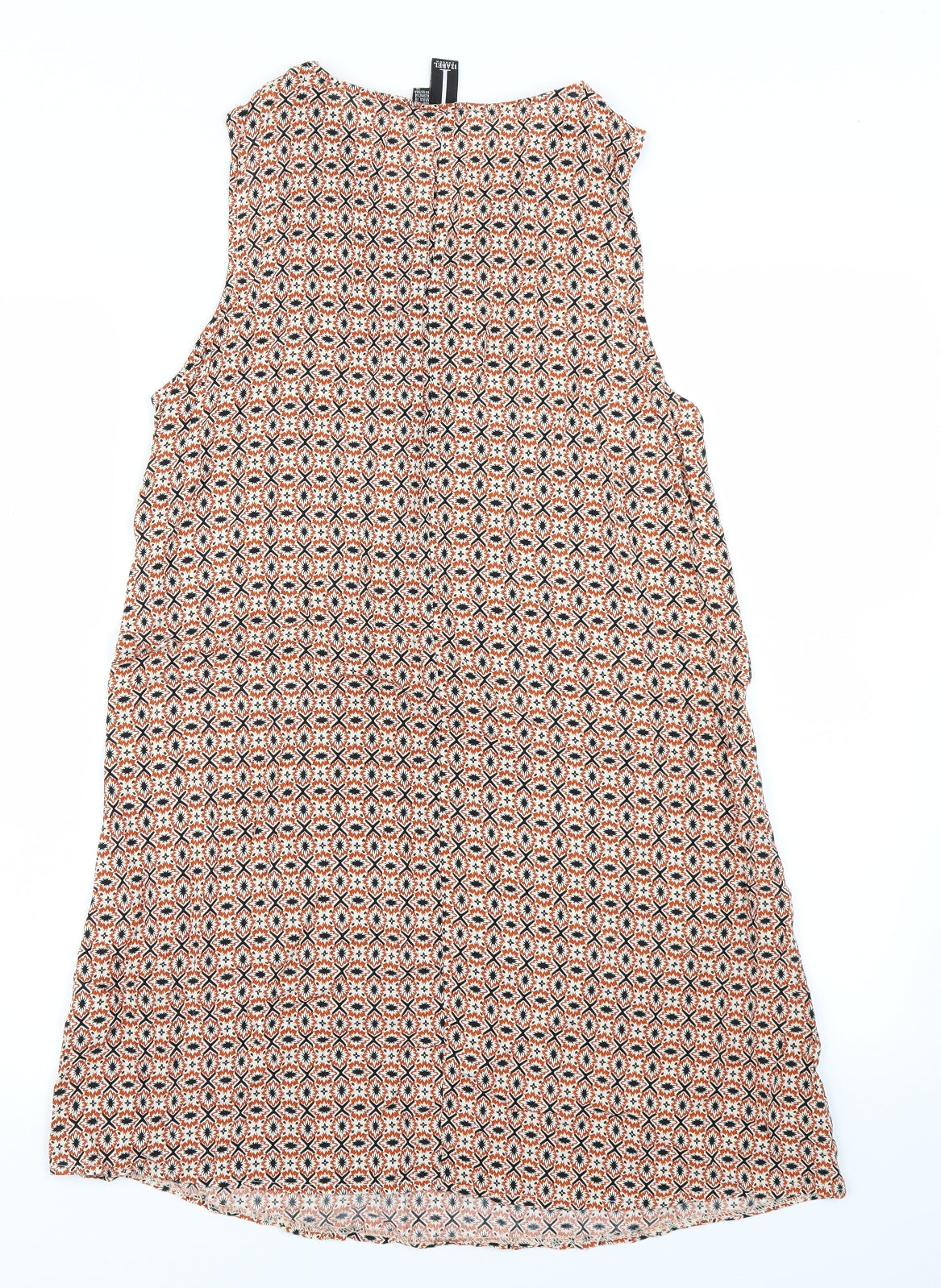 Izabel  Womens Orange Batik  A-Line  Size 14