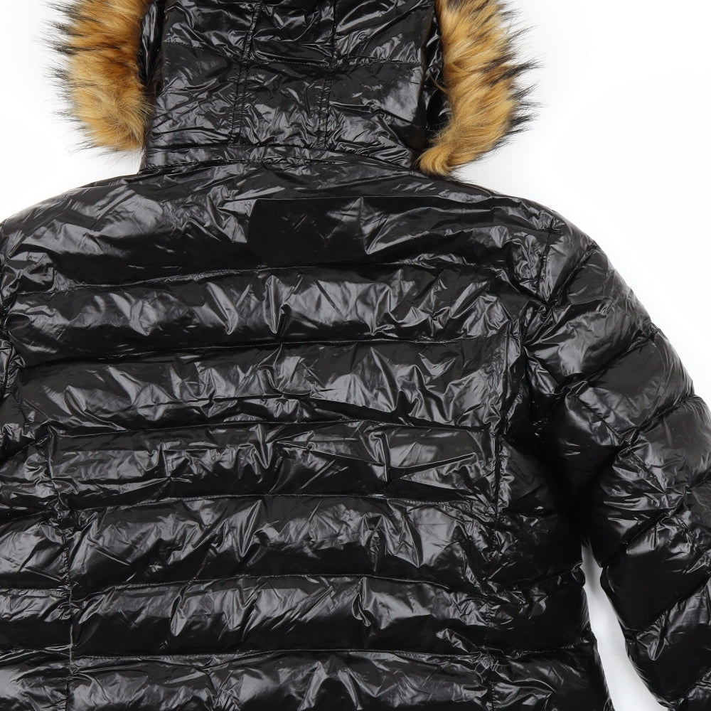 Lovedrobe Womens Black   Puffer Jacket Coat Size 20
