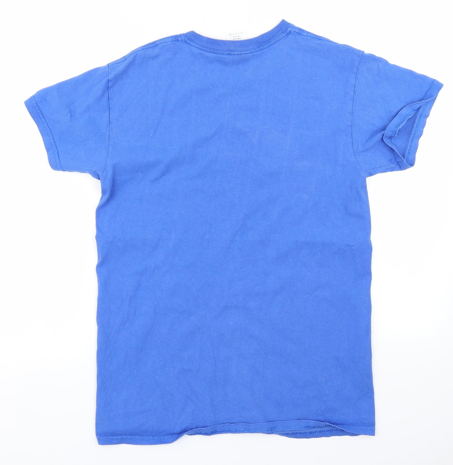 Gildan Mens Blue    T-Shirt Size S