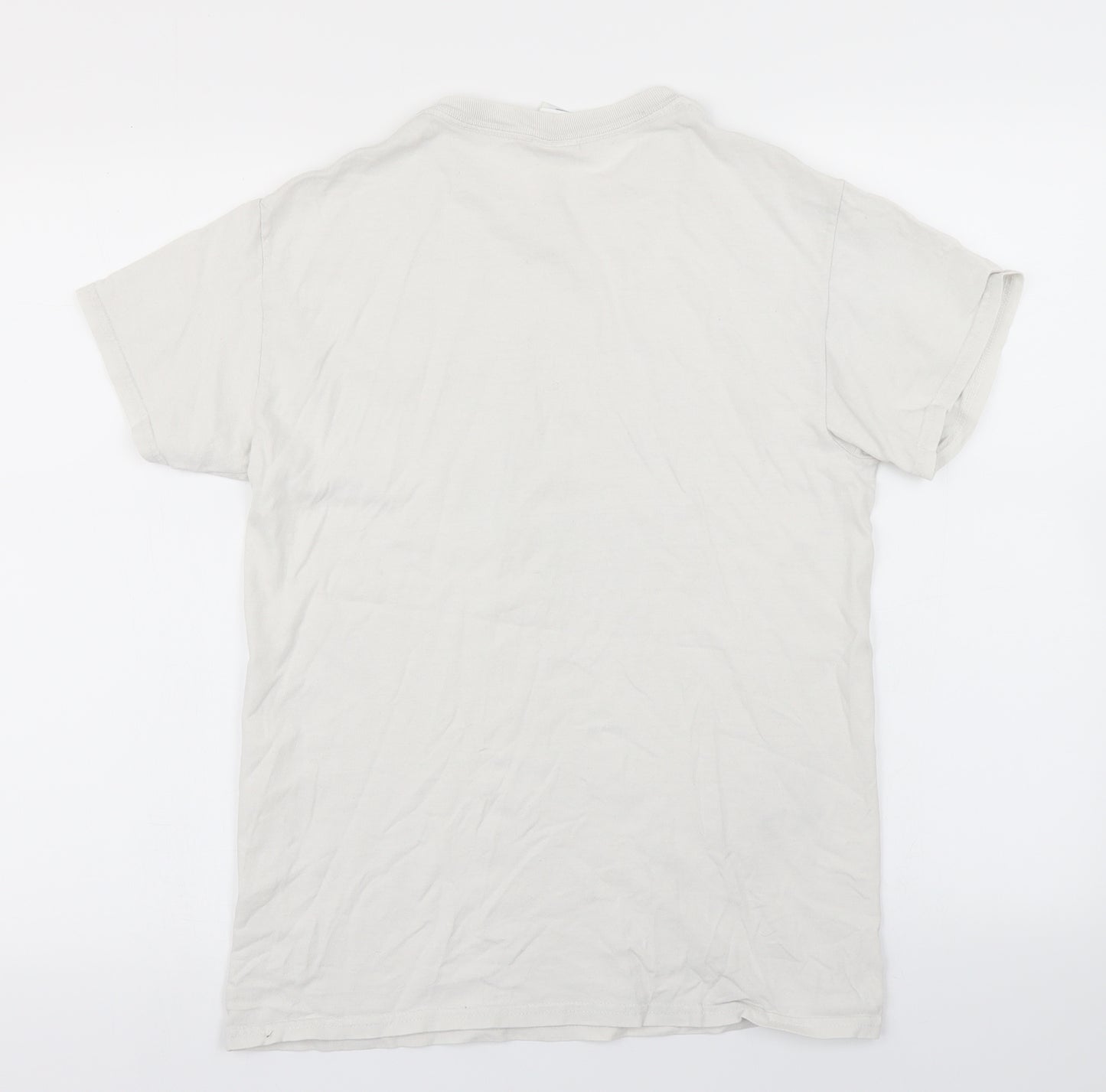 Gildan Mens White    T-Shirt Size S