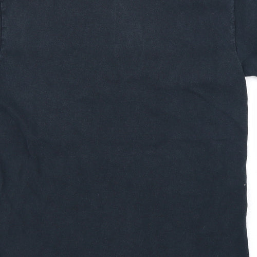 Gildan Mens Black    T-Shirt Size S