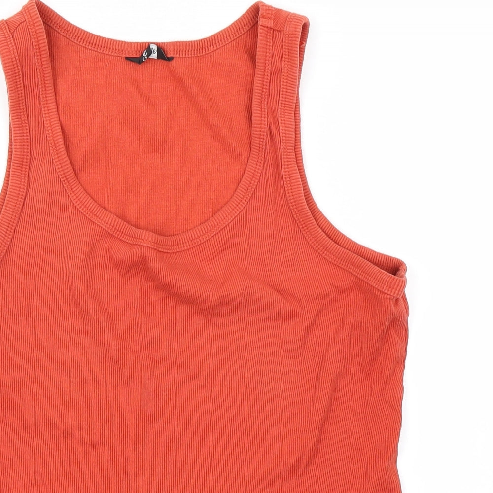George Womens Orange   Basic Tank Size 14