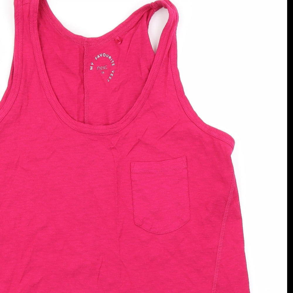 NEXT Womens Pink   Basic Tank Size 16