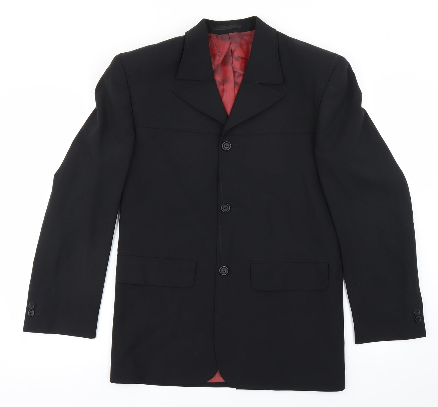 Preworn Mens Black   Jacket Blazer Size 36